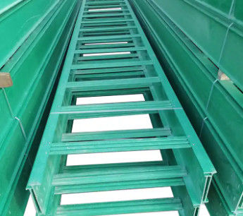 Tipo contínuo verde cabo Tray Non Combustible High Flexibility da escada de FRP