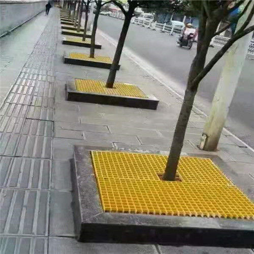 Produtos pultrudados de FRP OEM com excelente resistência à abrasão, grelha de canteiro de flores