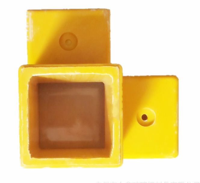O ar livre amarelo de pouco peso FRP moldou oxidação de Polos da barraca dos produtos a anti
