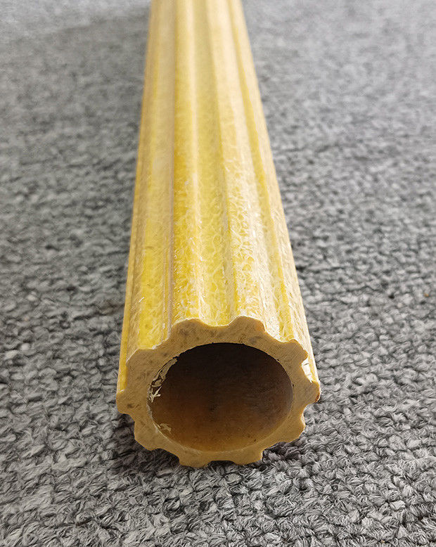 Profil de pultração Frp Antislip Frp Escada Rung Frp Tubos ocos de ameixa para construção de edifícios
