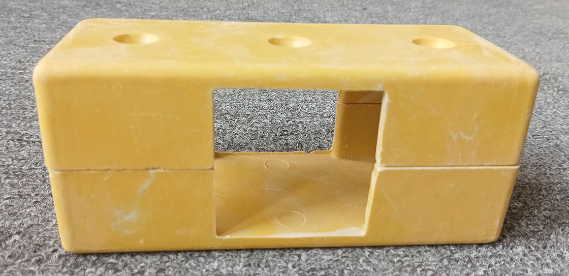 Conector de tubos quadrados de FRP de 50 mm Acessórios moldados SMC de quatro vias para uso na construção