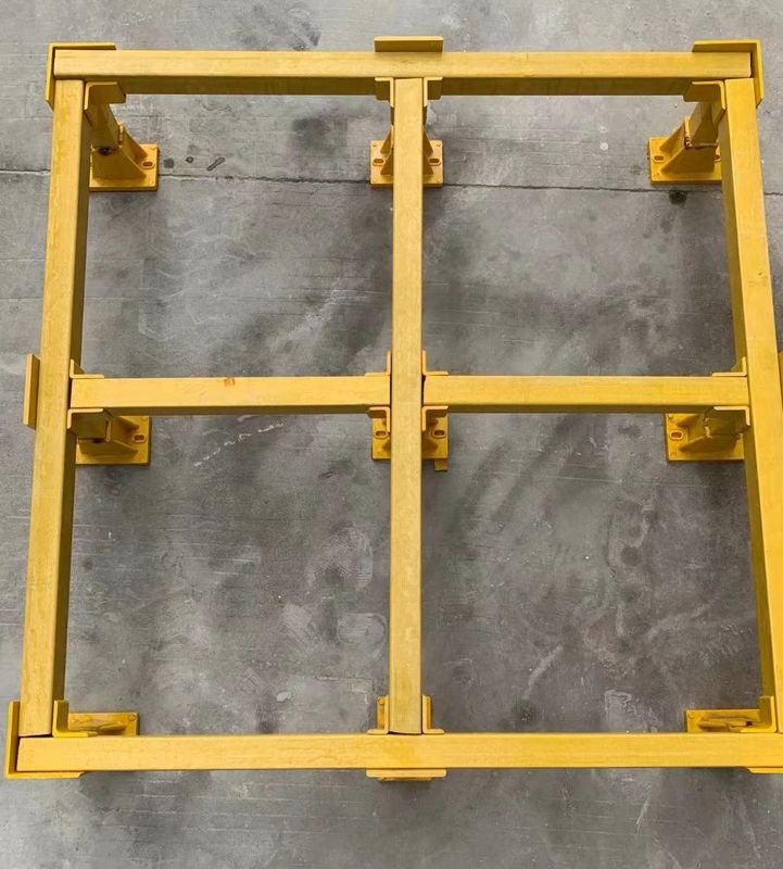Tubos pultrudados personalizados para estrutura para construção de edifícios ou projetos rodoviários e prateleira de mercadorias