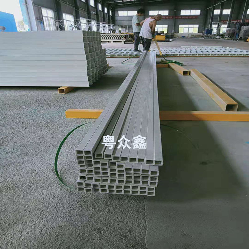 Tubos pultrudados personalizados para estrutura para construção de edifícios ou projetos rodoviários e prateleira de mercadorias