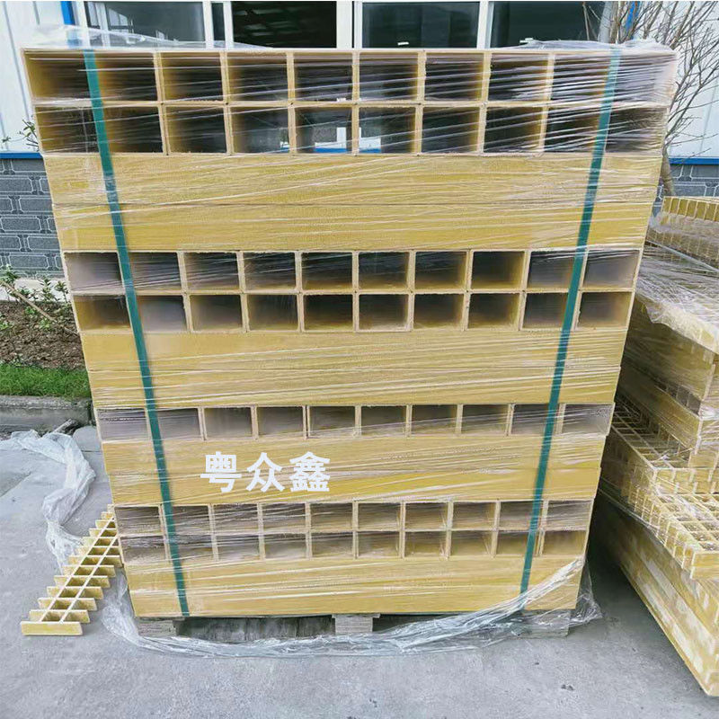 Tubos pultrudados personalizados para estrutura para construção de edifícios ou projetos rodoviários e prateleira de mercadorias