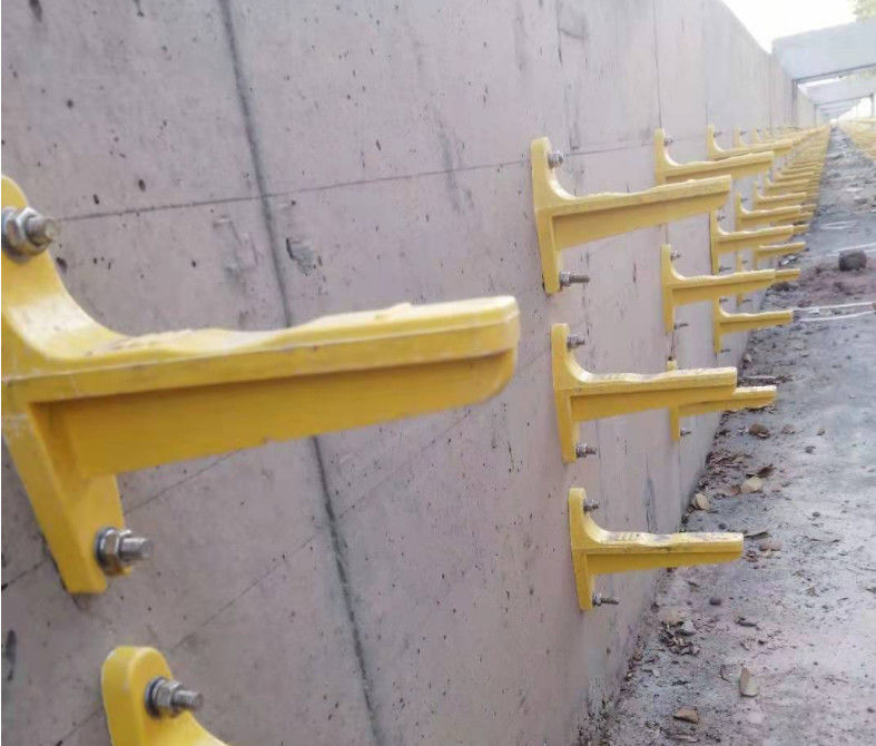 Personalização FRP Composto Bracket Cable Power Support Cable Trench Support Embedded Pipe And Cable Bracket