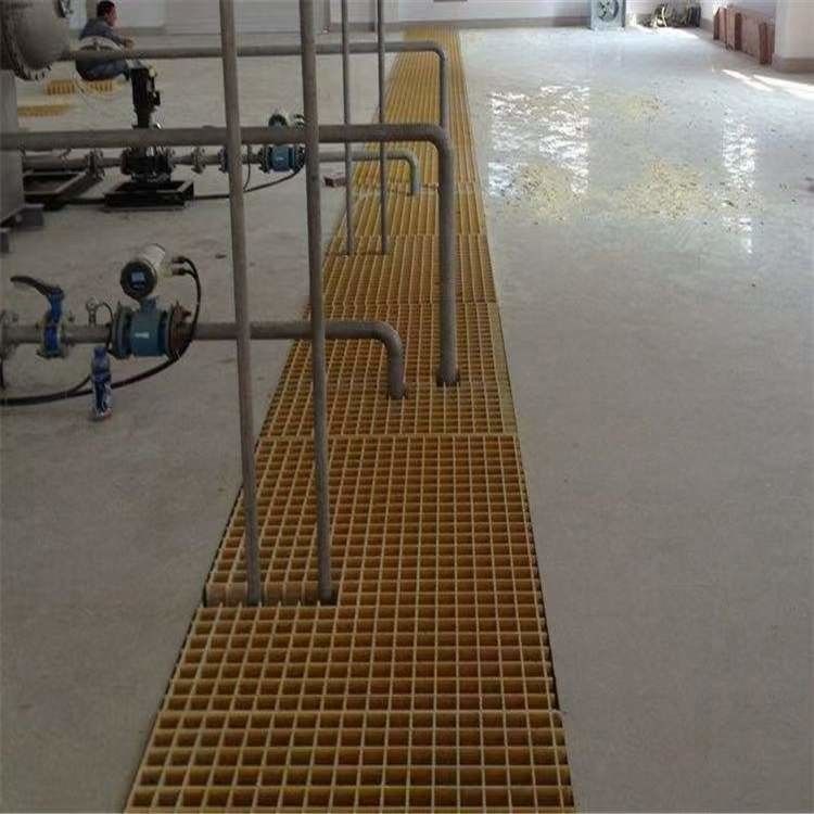 Pista de planta de galvanização Use 38*38*30mm FRP Grating Dimensão e cor personalizadas