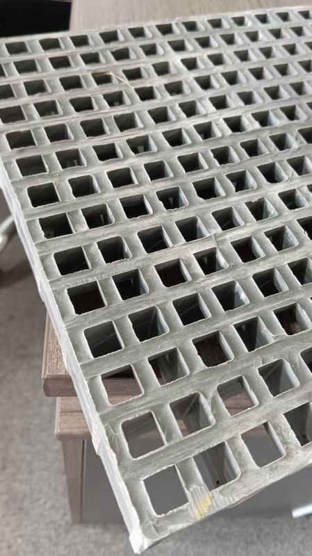 Grelhas de malha de FRP de rede microporous para uso de calçada ou plataforma